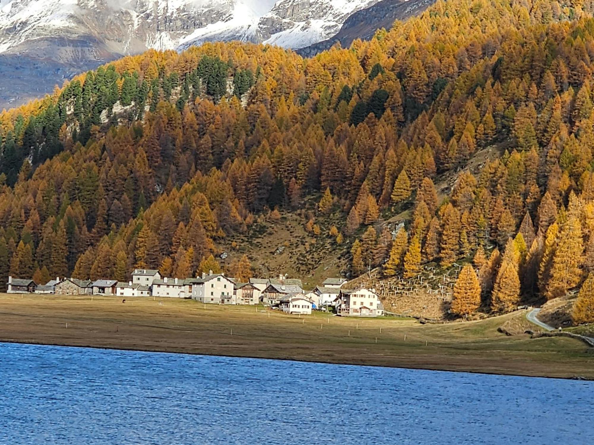 Hotel Ristorante Lagrev Maloja Bagian luar foto