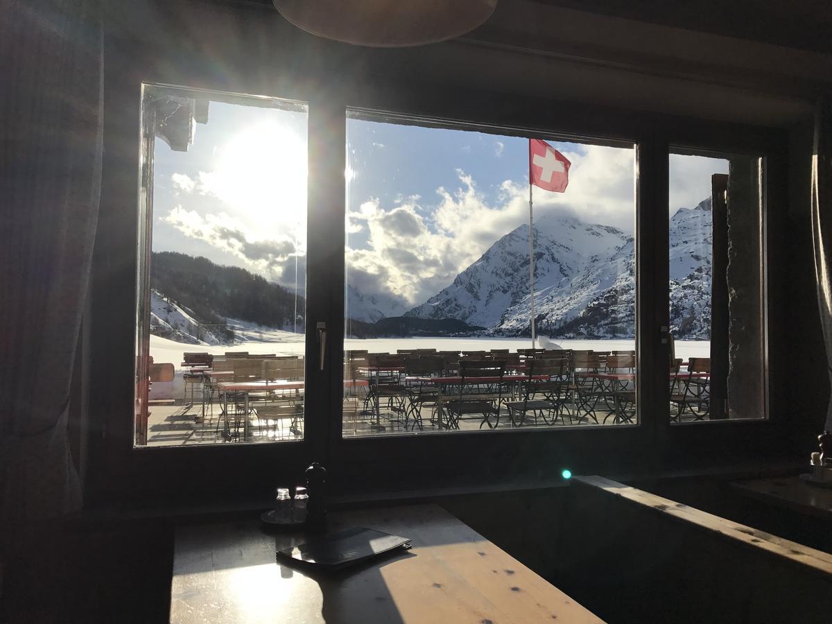 Hotel Ristorante Lagrev Maloja Bagian luar foto